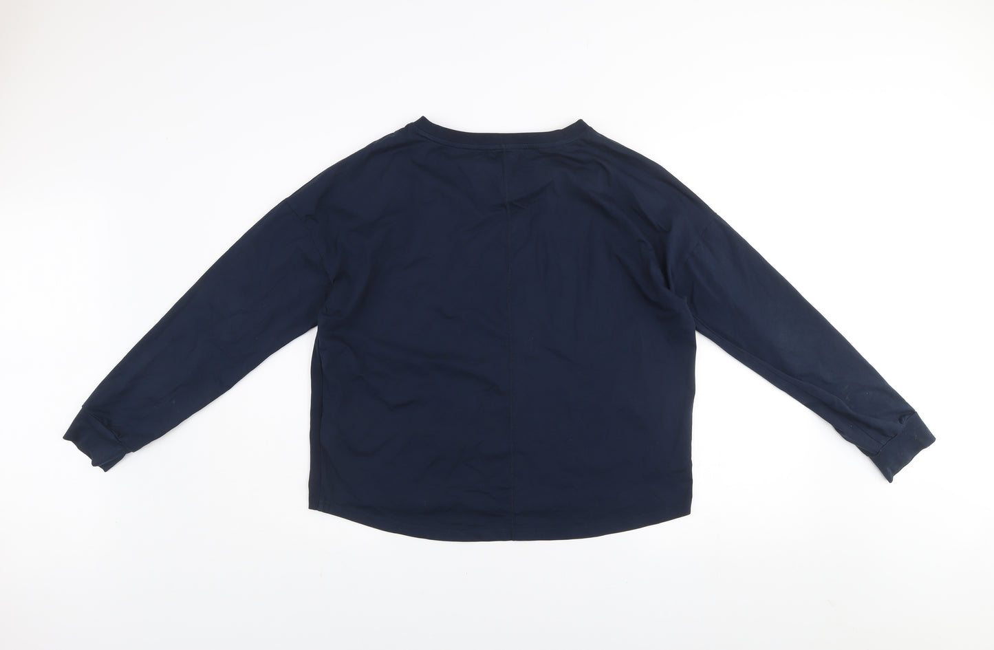 Gym+Coffee Men's Blue Long Sleeve Activewear T-Shirt Size M