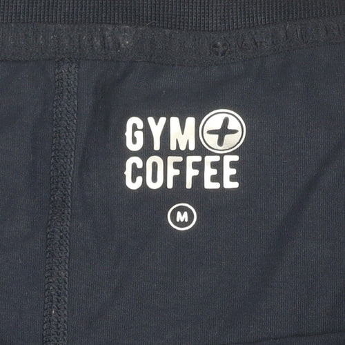 Gym+Coffee Men's Blue Long Sleeve Activewear T-Shirt Size M