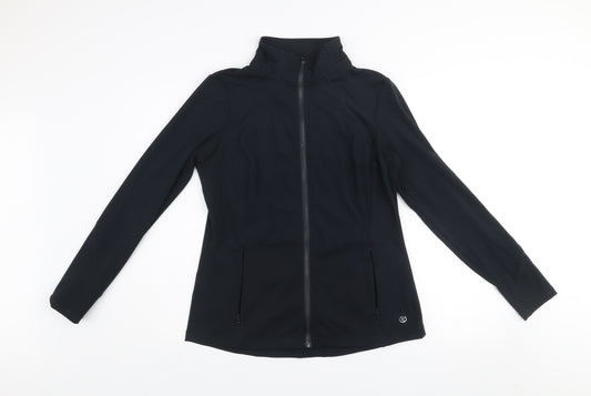 Dunnes Stores Women Black Slim Fit Full Zip Track Jacket M