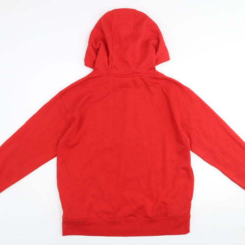Disney Women’s Red Mickey Mouse Pullover Hoodie Size 10/12
