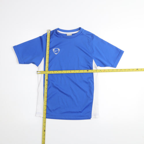 Nike Boys Blue Performance T-Shirt Size 8-10 Years Short Sleeve Lightweight Top