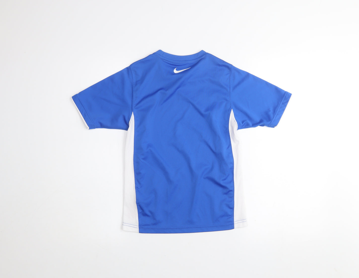 Nike Boys Blue Performance T-Shirt Size 8-10 Years Short Sleeve Lightweight Top