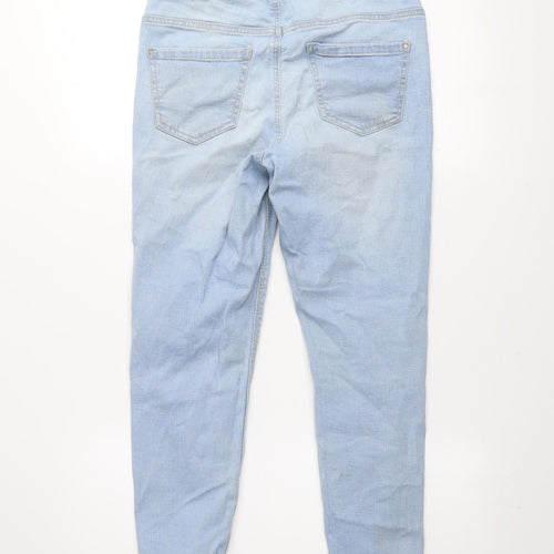 New Look Women’s Blue High Waist Skinny Denim Jeans Size 8