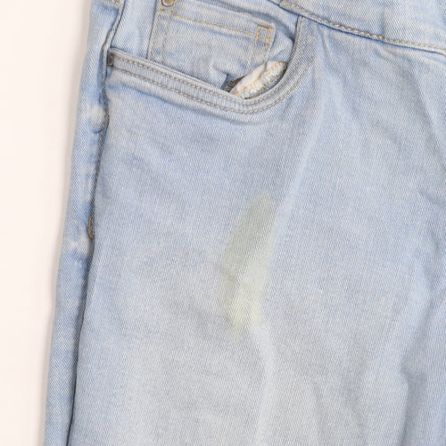 New Look Women’s Blue High Waist Skinny Denim Jeans Size 8