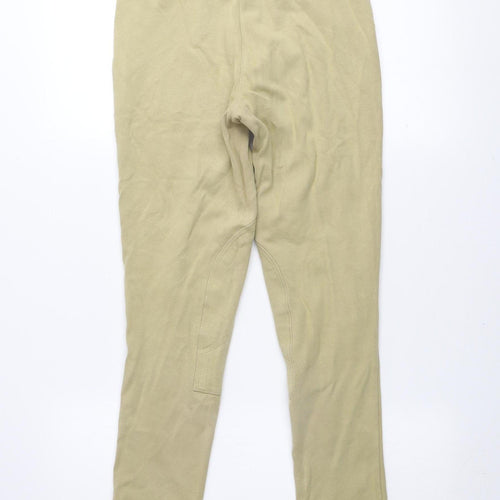 Crane Women's Beige Jodhpurs Trousers Size 8 Slim Fit Stretch Cotton