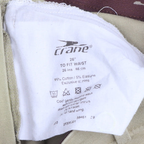 Crane Women's Beige Jodhpurs Trousers Size 8 Slim Fit Stretch Cotton
