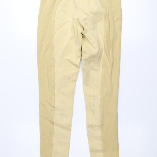 Crane Womens Beige Stretch Jodhpurs Size 8 Slim Fit Equestrian Trousers