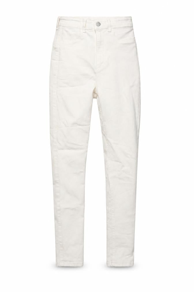 Pull&Bear Women's Ivory High Rise Skinny Jeans Size 8