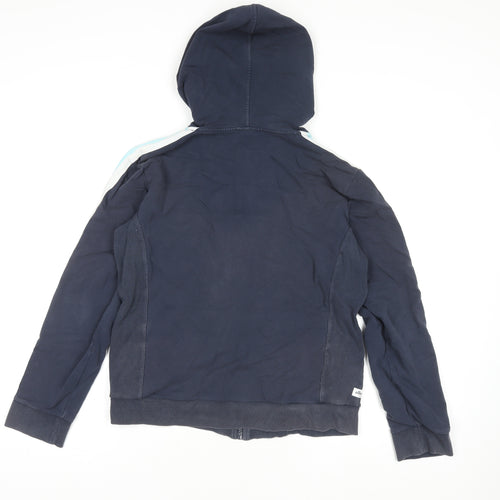 Ellesse Womens Blue Full Zip Hooded Jumper L Sports Casual