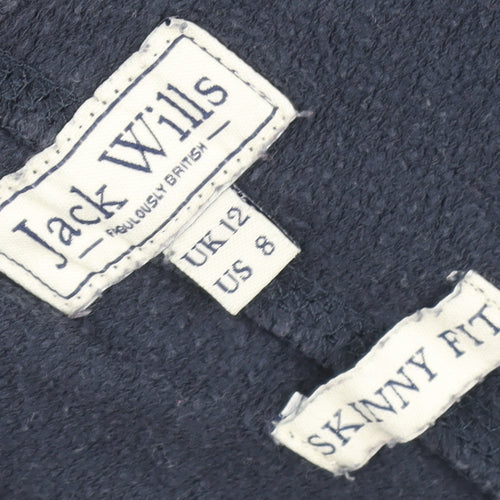 Jack Wills Boys Blue Skinny Fit Jogger Trousers Size 12 Years