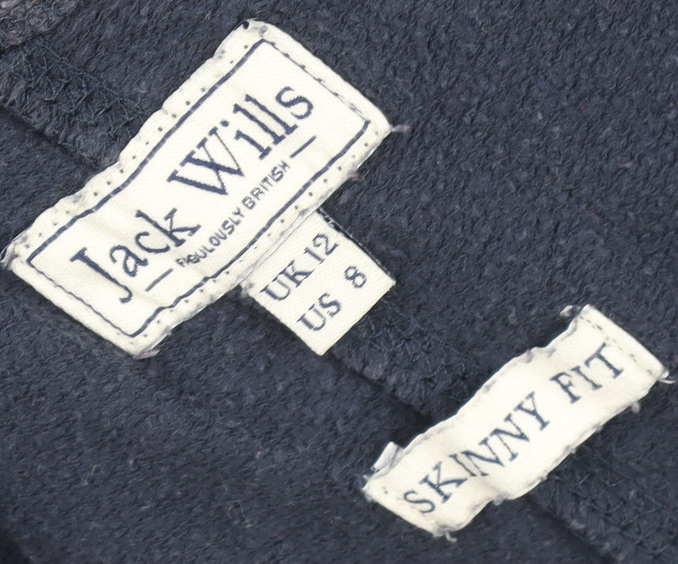 Jack Wills Boys Blue Skinny Fit Jogger Trousers Size 12 Years