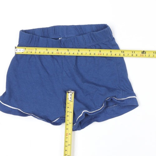 Chelsea FC Unisex Baby Blue Cotton Shorts 9-12 Months Elastic Waist