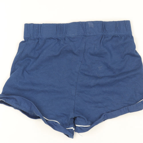 Chelsea FC Unisex Baby Blue Cotton Shorts 9-12 Months Elastic Waist