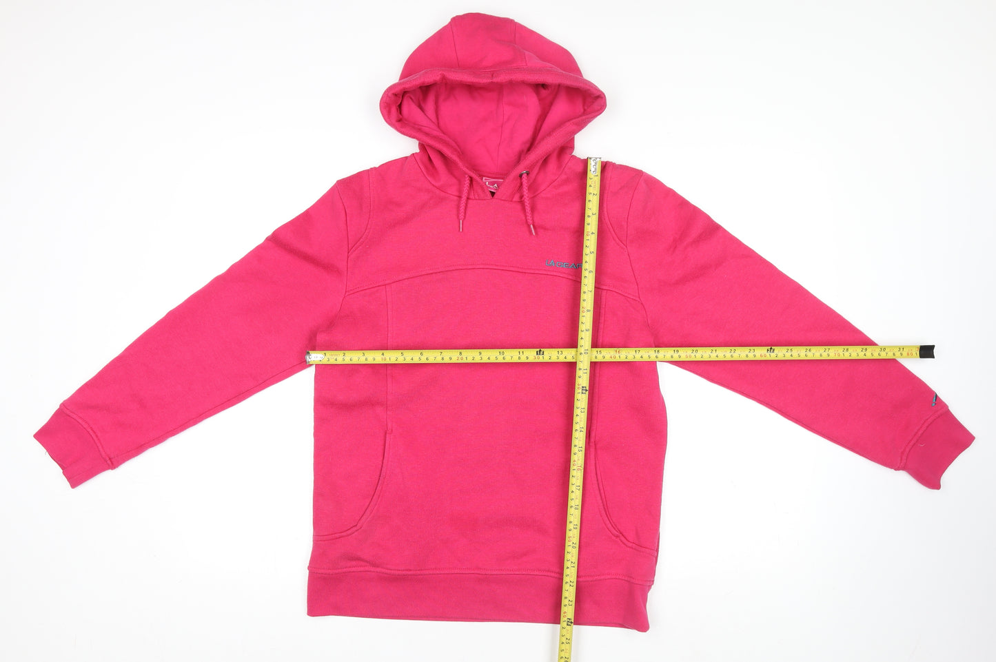 LA Gear Women's Pink Size 12 Hooded Pullover Jumper