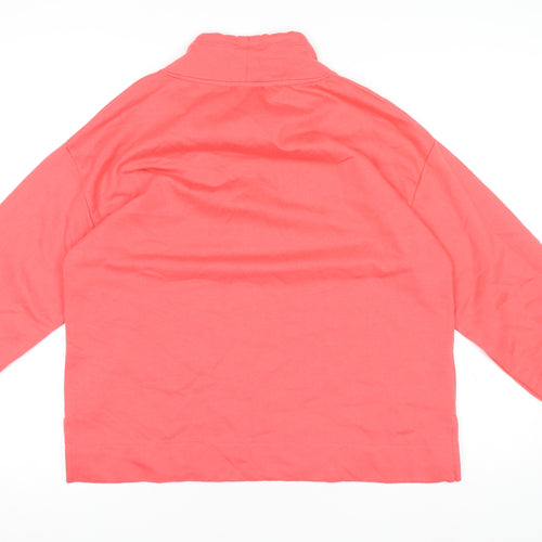 Khost Clothing Women’s Pink High Neck Pullover Jumper UK 12