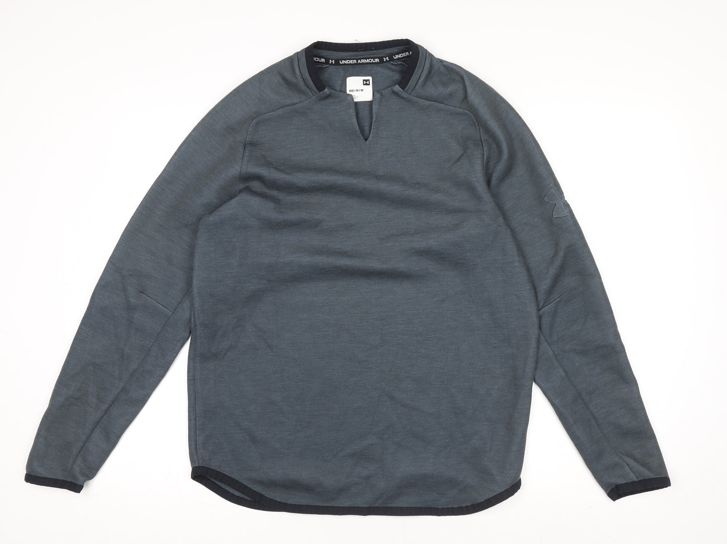 Under Armour Men's Grey Long Sleeve Pullover Sweatshirt Size M
