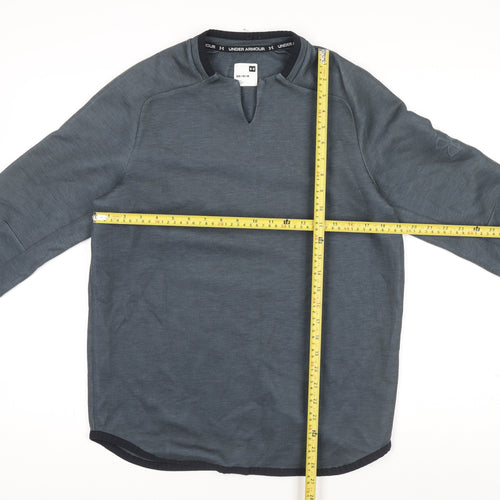 Under Armour Men's Grey Long Sleeve Pullover Sweatshirt Size M