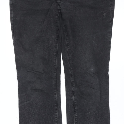 Dorothy Perkins Women’s Black Denim Straight Jeans Size 12