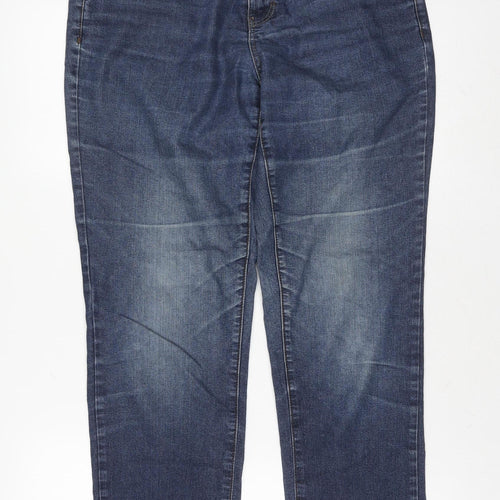 Dorothy Perkins Womens Blue Denim Straight Jeans Size 12