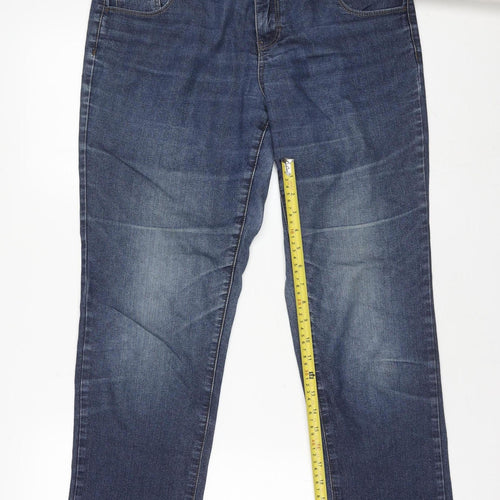 Dorothy Perkins Womens Blue Denim Straight Jeans Size 12