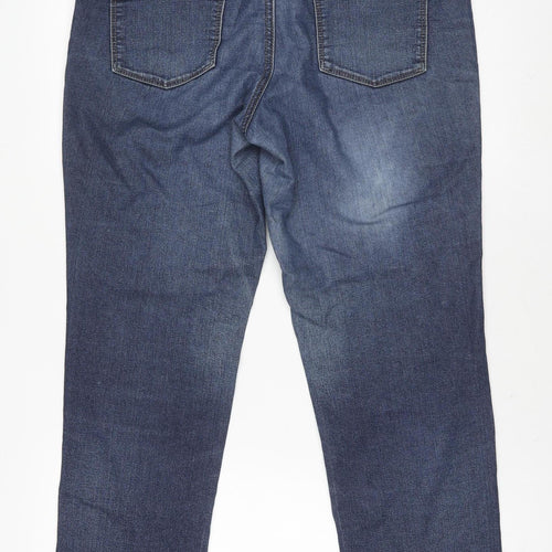Dorothy Perkins Womens Blue Denim Straight Jeans Size 12