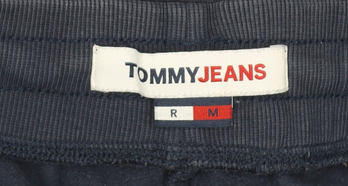 Tommy Jeans Men's Blue Jogger Sweatpants Size M Drawstring Waist