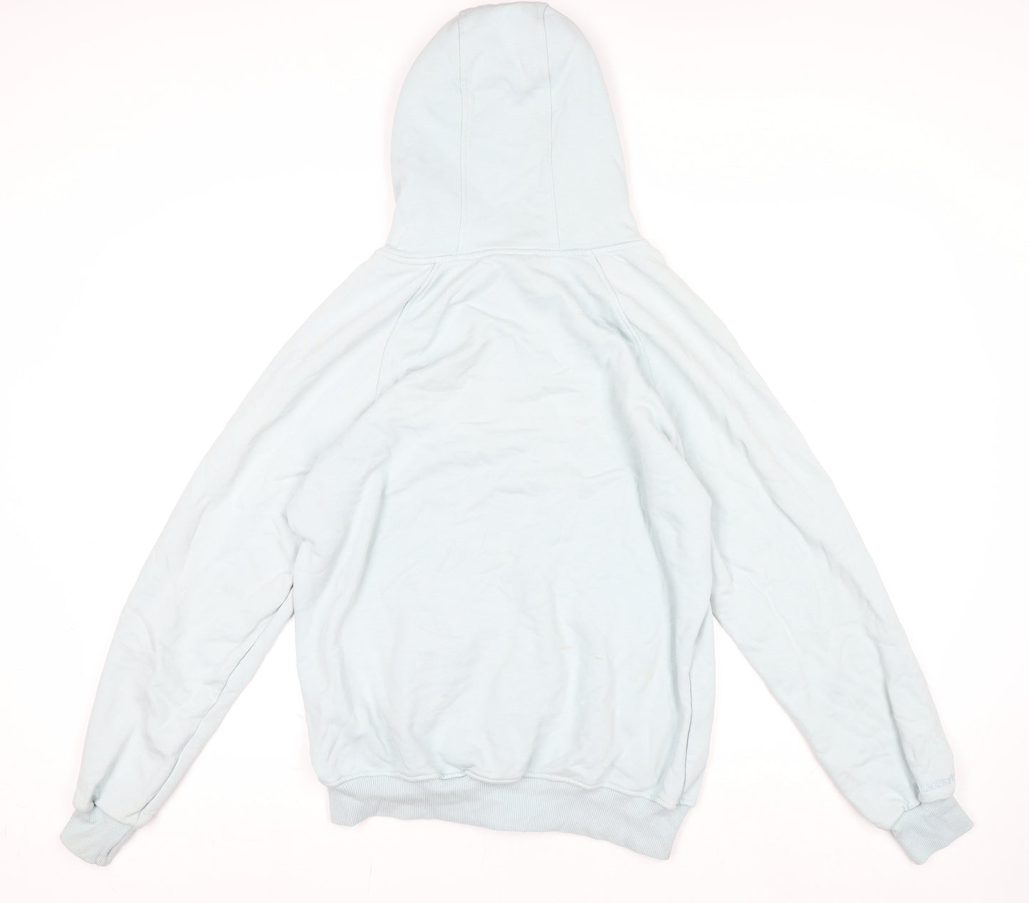 Karl Lagerfeld Women’s Blue Cotton Hooded Full Zip Track Jacket 2XL