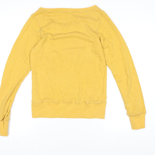 Varsity Collection Unisex Yellow UBC Graphic Long Sleeve Sweatshirt S