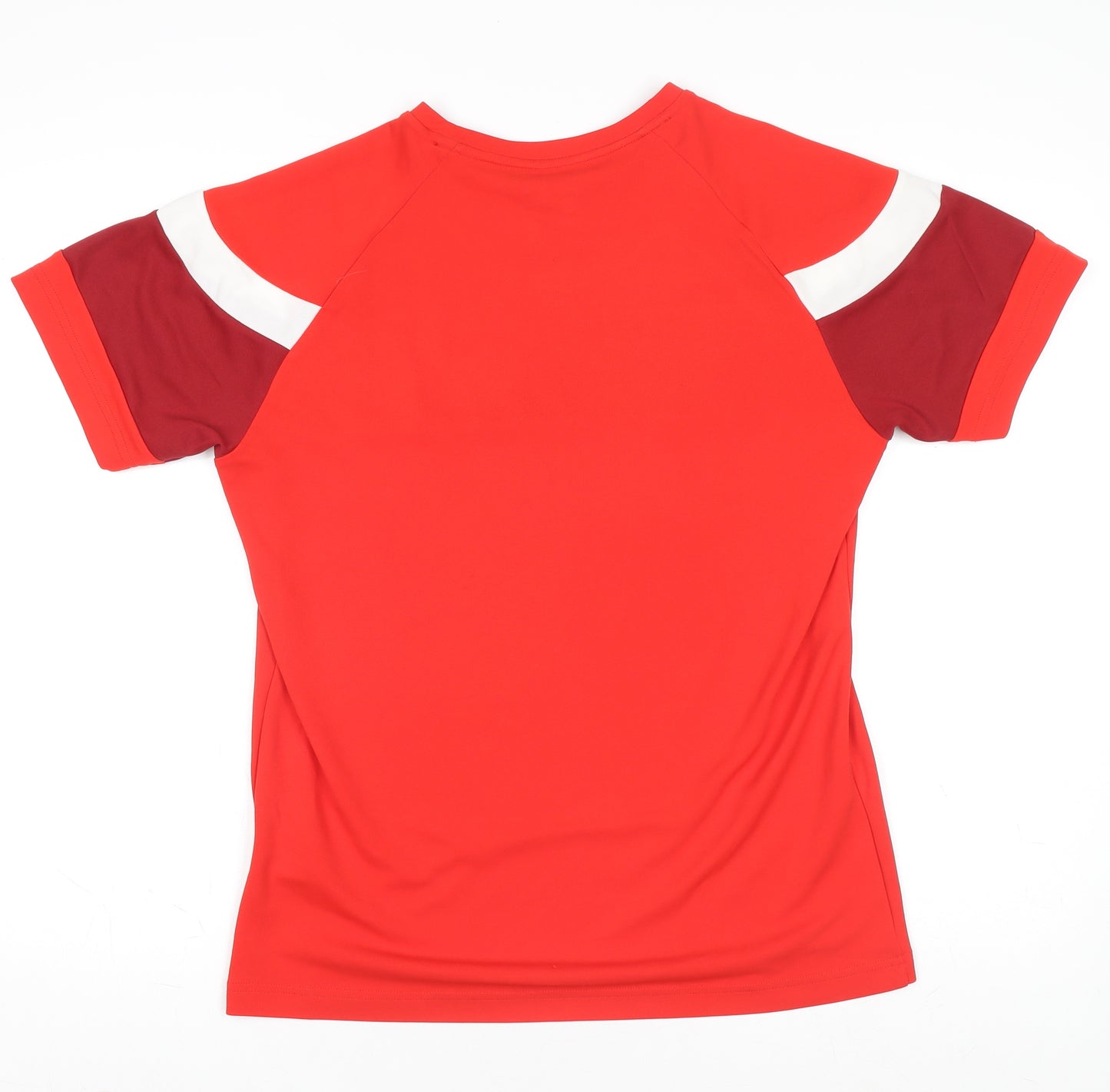 Puma Men's Red Colourblock Athletic T-Shirt Size M