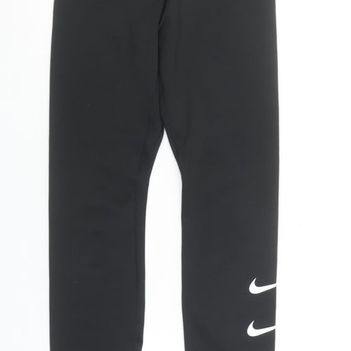 Nike Womens Black XS Dri-FIT High Waist Sports Leggings