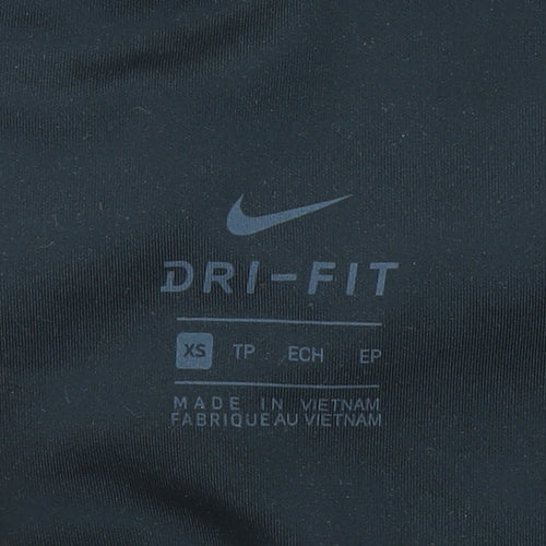Nike Womens Black XS Dri-FIT High Waist Sports Leggings