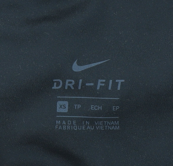 Nike Womens Black XS Dri-FIT High Waist Sports Leggings