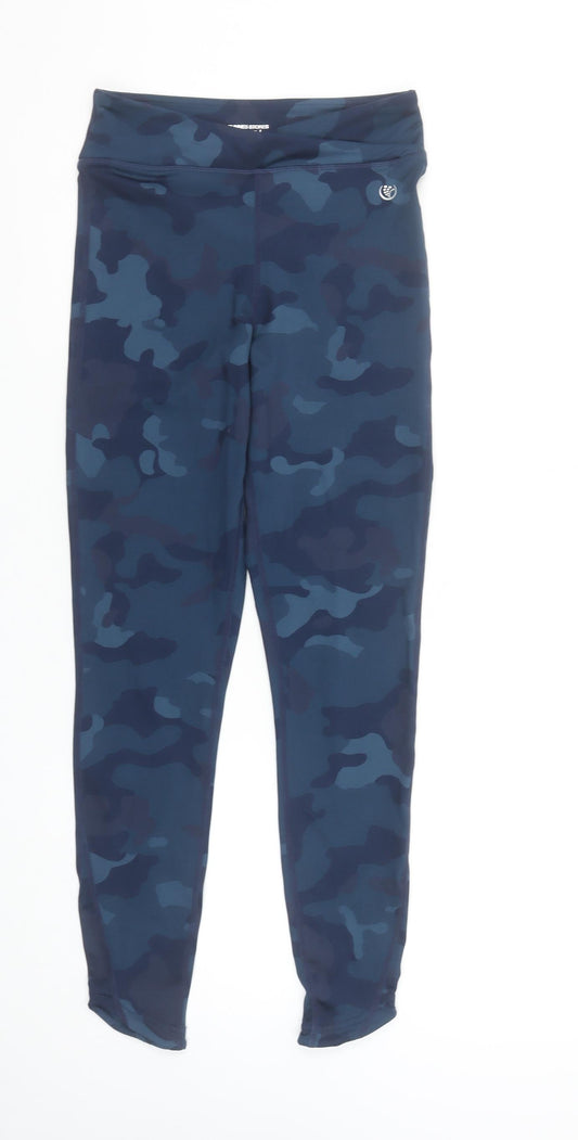 Dunnes Stores Women’s Blue Camo XS Leggings Performance Sportwear
