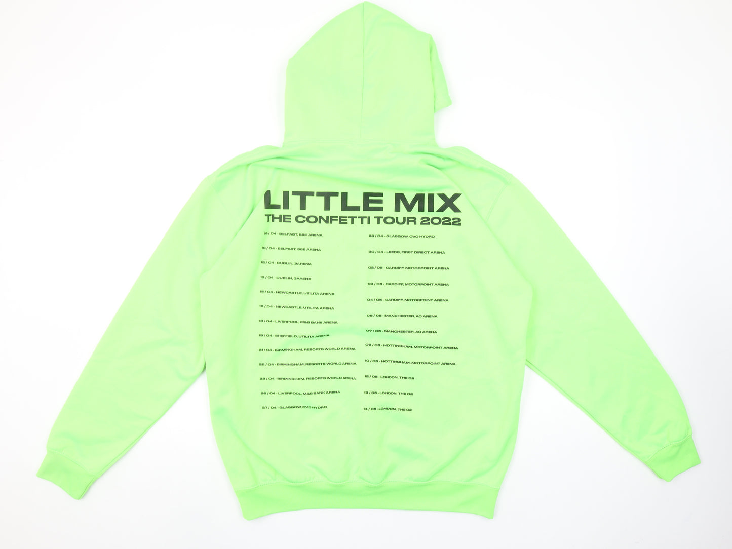 Just Hoods by AWDis Womens Green L Pullover Hoodie Little Mix Concert
