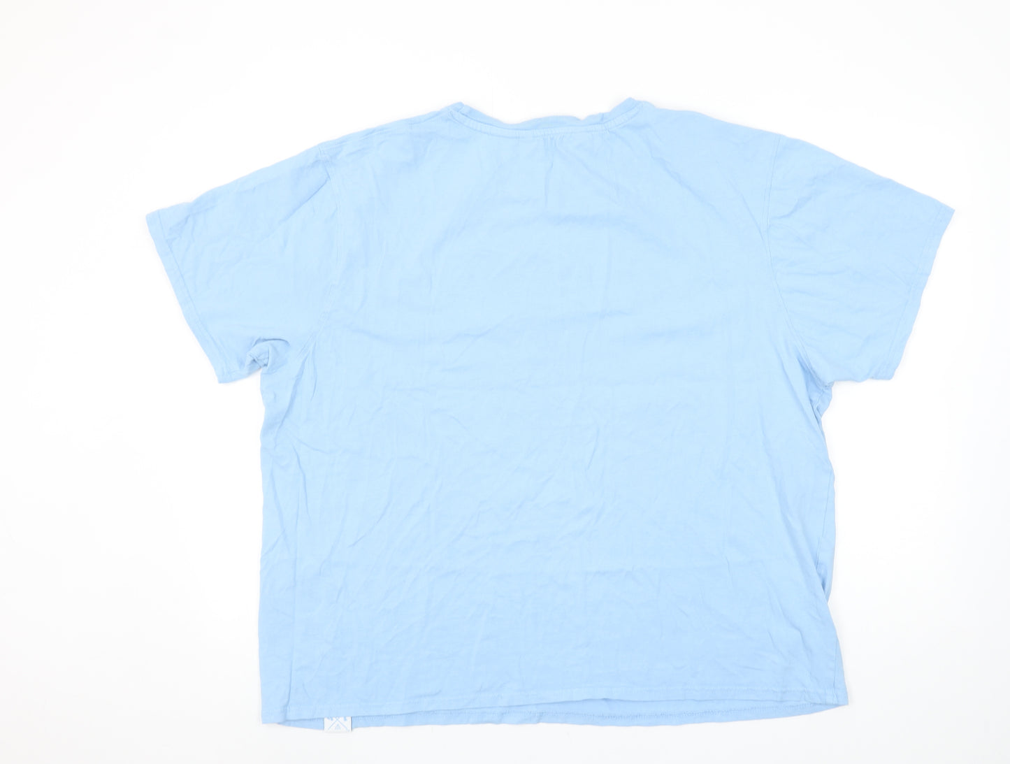 Harry Potter Women's Blue Cotton Short Sleeve T-Shirt L