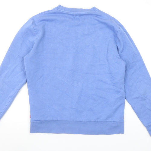 Levi's Men's Blue Crew Neck Pullover Sweatshirt Size S