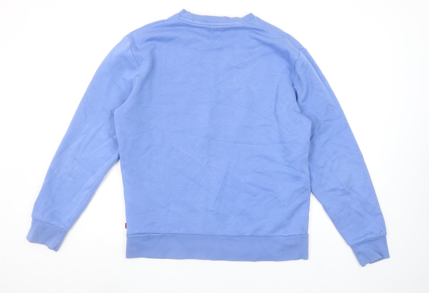 Levi's Men's Blue Crew Neck Pullover Sweatshirt Size S