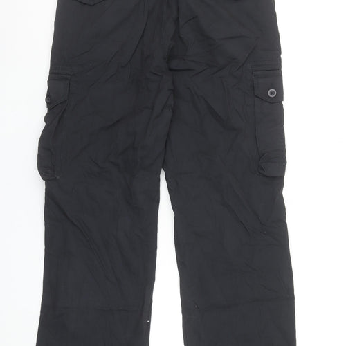 Dunnes Men's Navy Cargo Trousers 32W 30L Cotton Straight Leg