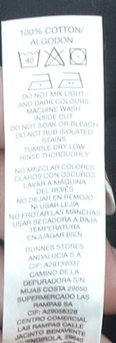 Dunnes Men's Navy Cargo Trousers 32W 30L Cotton Straight Leg