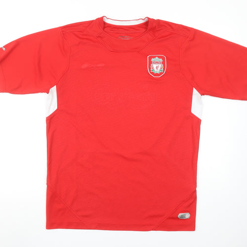 Reebok Men’s Red Liverpool Football Jersey T-Shirt M