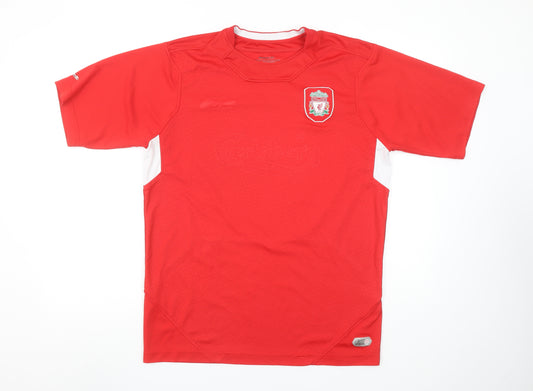 Reebok Men’s Red Liverpool Football Jersey T-Shirt M
