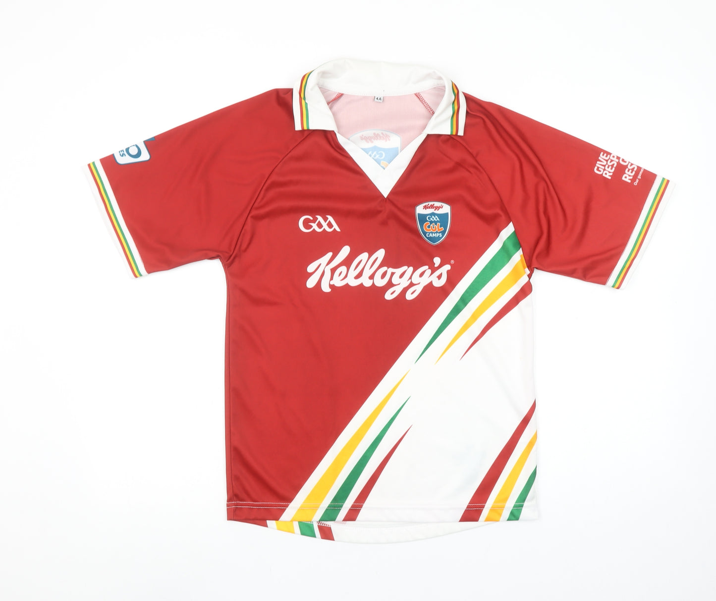 O'Neills Men Red GAA Cúl Camps Jersey T-Shirt Size S