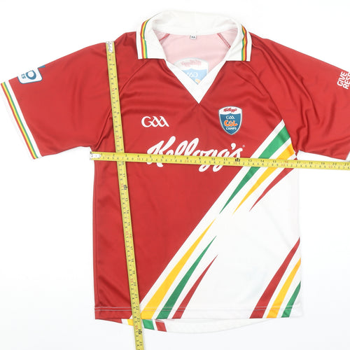 O'Neills Men Red GAA Cúl Camps Jersey T-Shirt Size S