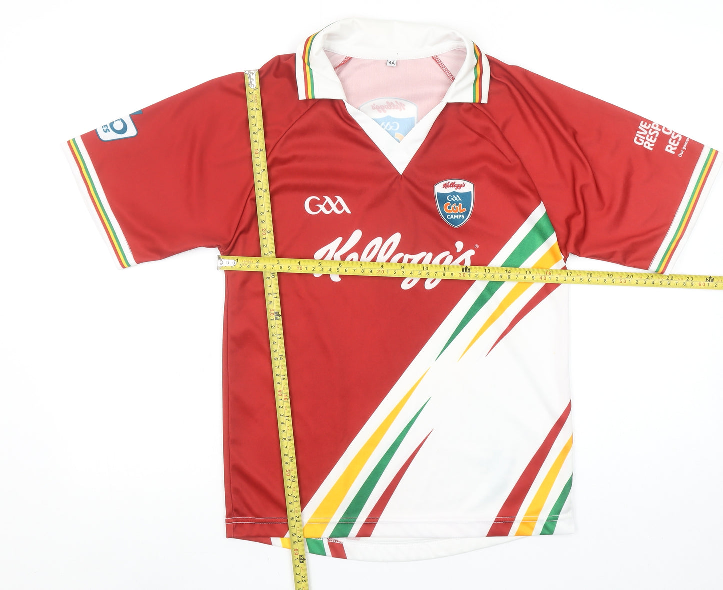 O'Neills Men Red GAA Cúl Camps Jersey T-Shirt Size S
