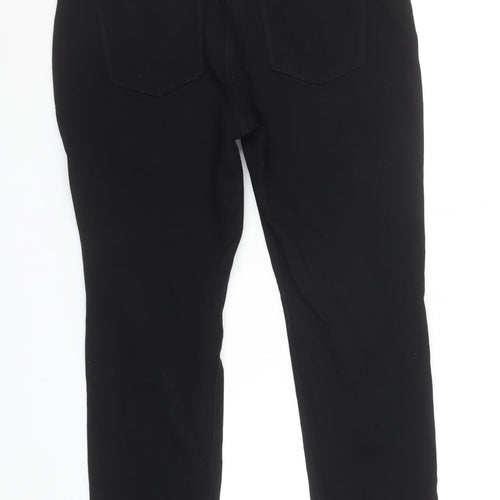 Gloria Vanderbilt Women's Black Size 14 Stretch Straight Leg Trousers