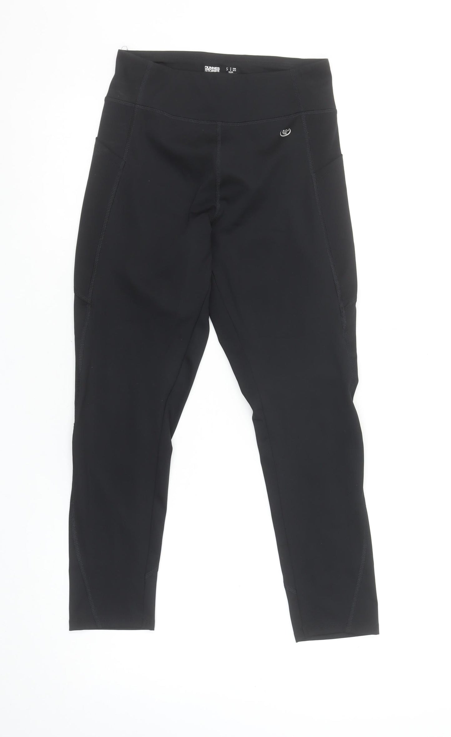 Dunnes Stores Women Black Slim Fit Capri Leggings S