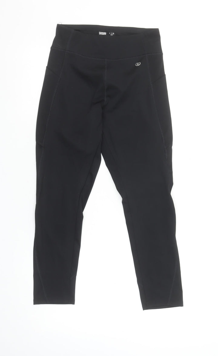 Dunnes Stores Women Black Slim Fit Capri Leggings S