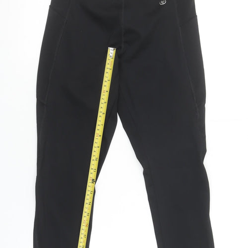 Dunnes Stores Women Black Slim Fit Capri Leggings S
