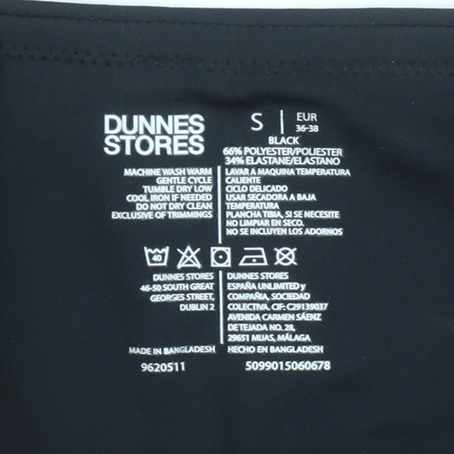 Dunnes Stores Women Black Slim Fit Capri Leggings S