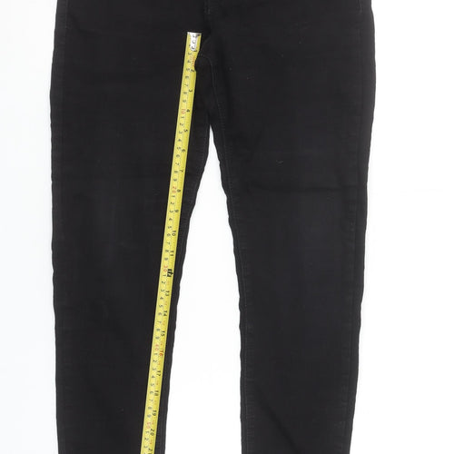Marc Angelo Unisex Black Skinny High Rise Stretch Jeans Size 10